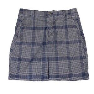 Lululemon Mens Golf Shorts 36 Blue Glen Check Plaid Athleisure Preppy Lightweigh